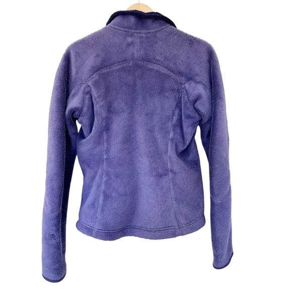 Vintage Patagonia Purple Fuzzy Fleece Full Zip Jacket Sz M - Picture 5 of 5
